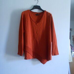 Rafaella Sweaterh, Spice, Size 3X